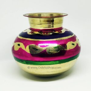 Read more about the article Brass Multicolor Puja Kalas Pital Lota