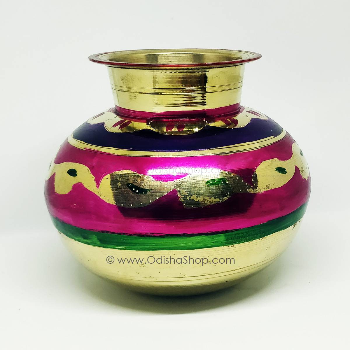 You are currently viewing Brass Multicolor Puja Kalas Pital Lota
